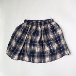 White, Blue, & Red Plaid Abercrombie & Fitch Skirt